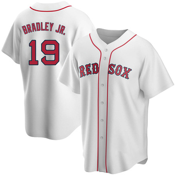 Replica Jackie Bradley Jr. Men's Boston Red Sox White Home Jersey