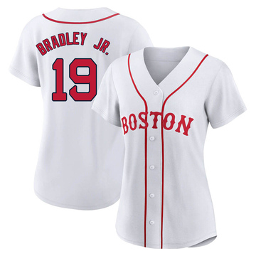 Replica Jackie Bradley Jr. Women's Boston Red Sox White 2021 Patriots' Day Jersey