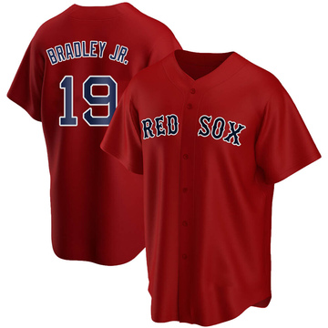 Replica Jackie Bradley Jr. Youth Boston Red Sox Red Alternate Jersey