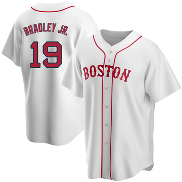 Replica Jackie Bradley Jr. Youth Boston Red Sox White Alternate Jersey